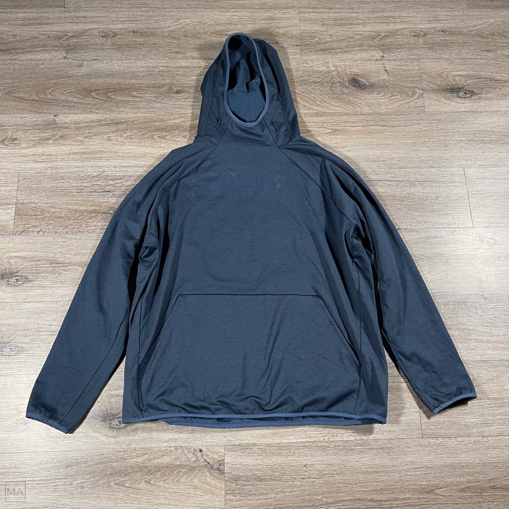 Huk Performance Fishing Men's Sweater Pullover Hoodie‎ Performance 3XL Blue